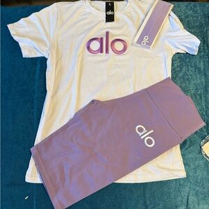 ALO Yoga Purple Leggings